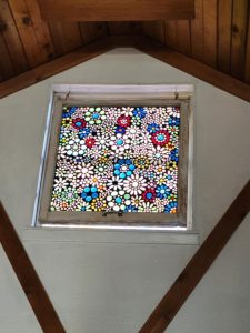 Stained Glass Window in Some Kinda Lake House