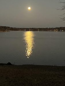 Lake Hawkins Full Moon